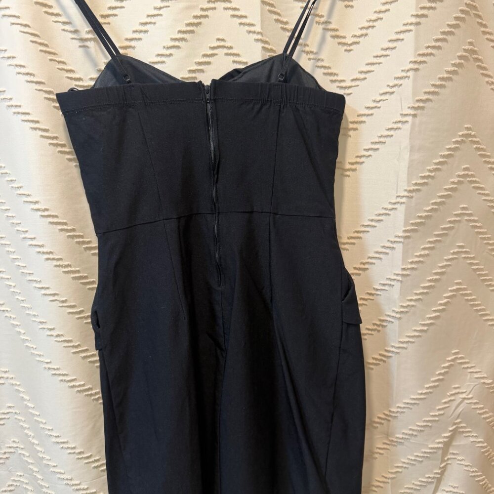 Ruby Fox Black Cocktail Dress Size 13 Y2K Strapless Made USA - Picture 6 of 10
